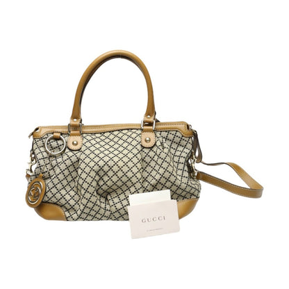 Gucci Brown Canvas Sukey
