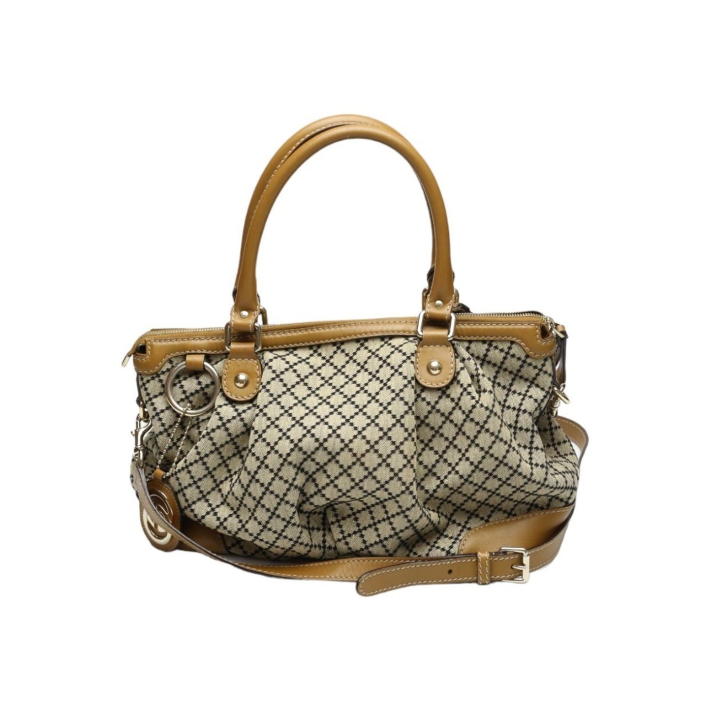 Gucci Brown Canvas Sukey