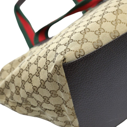 Gucci Brown Canvas Sherry