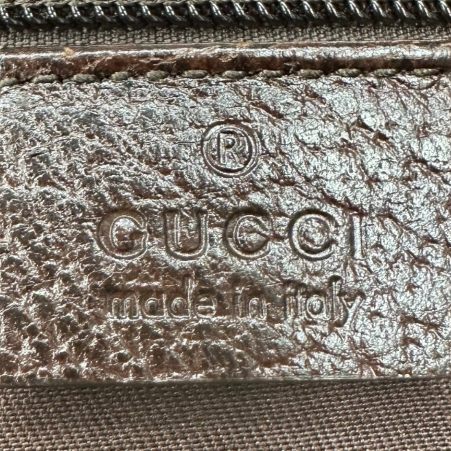 Gucci Brown Canvas Sherry