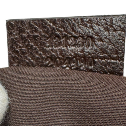 Gucci Brown Canvas Sherry