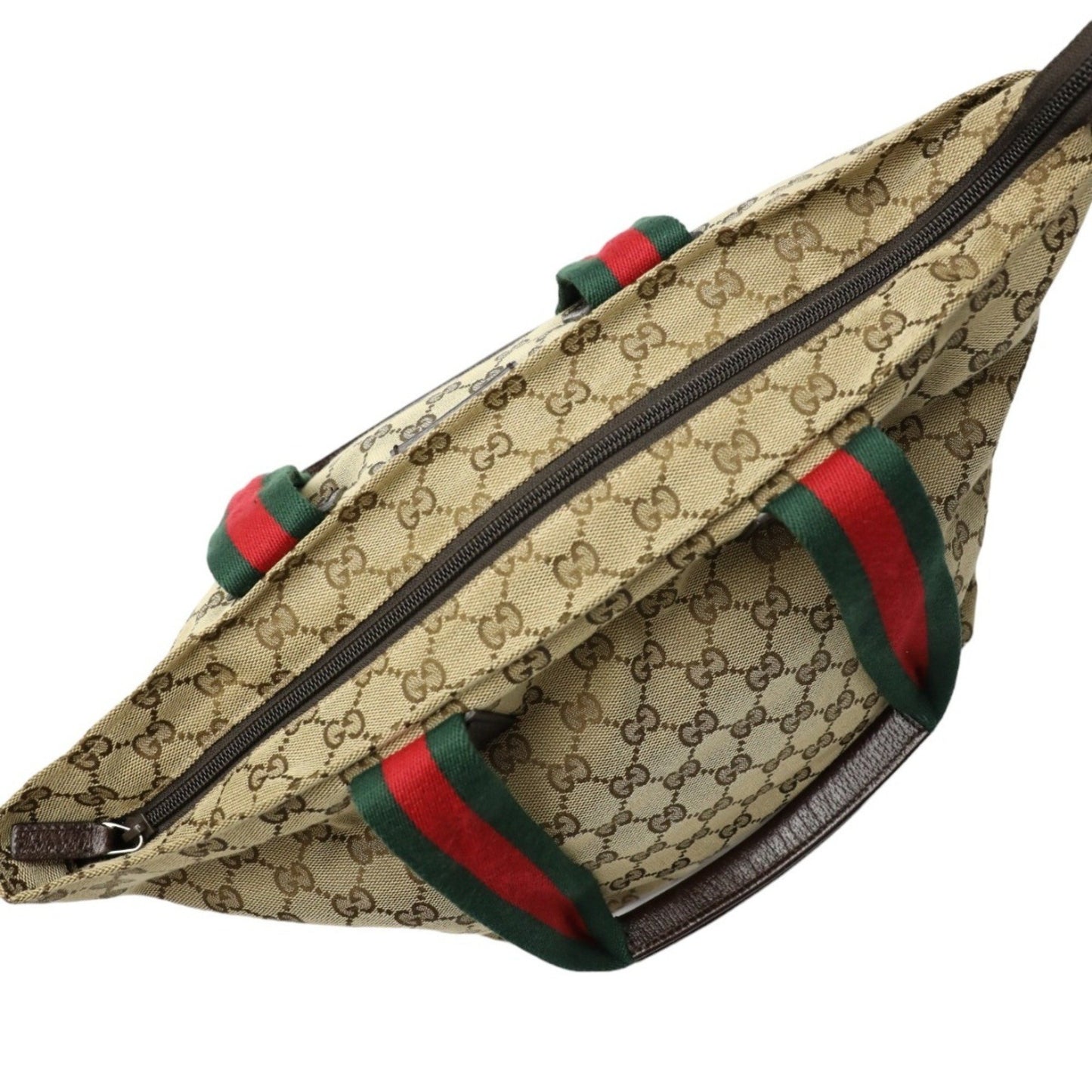 Gucci Brown Canvas Sherry