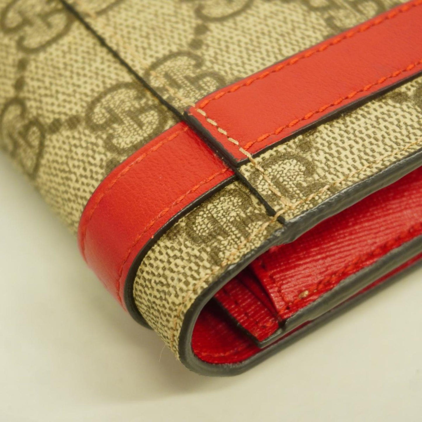 Hermès Orange Canvas Clutch