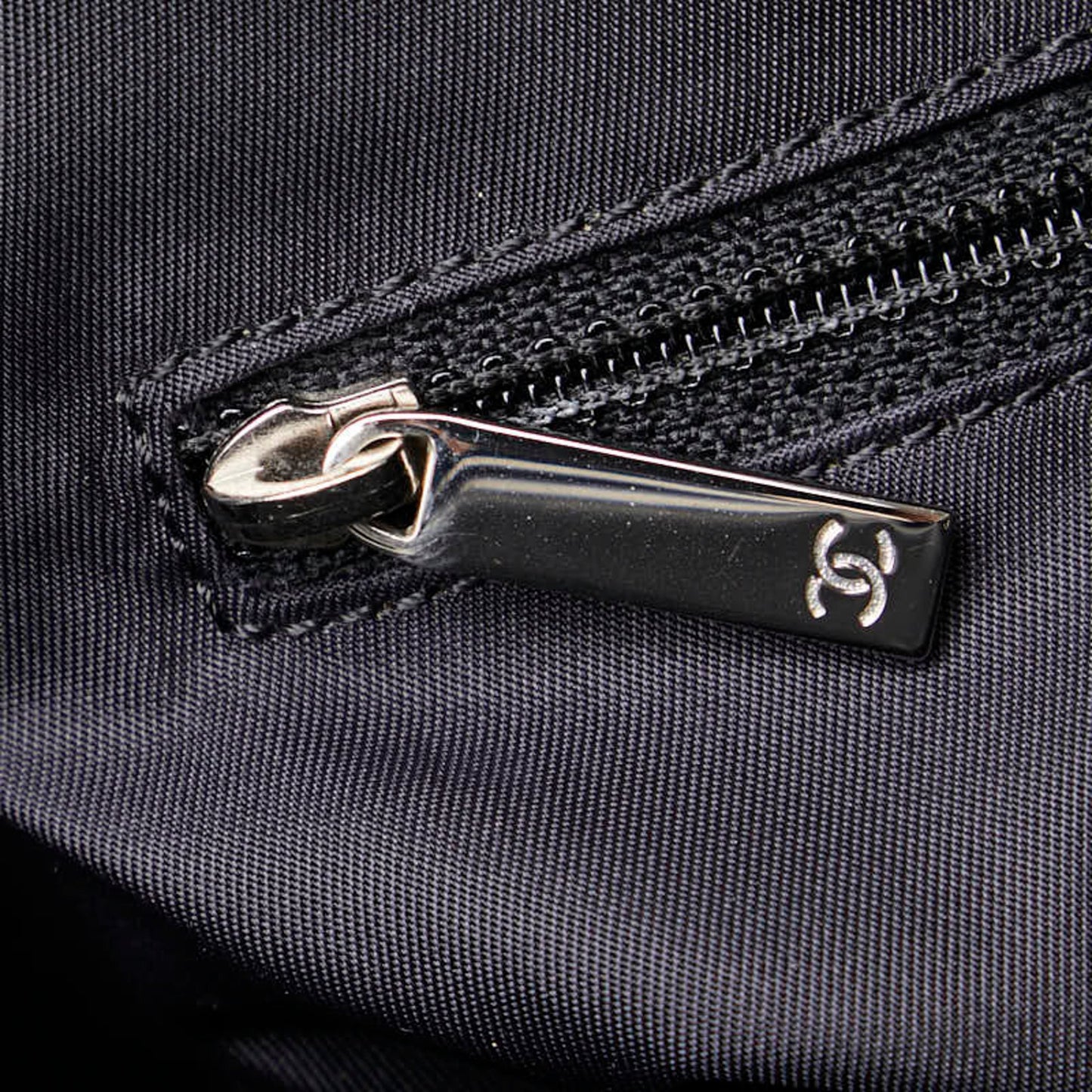 Chanel Black Canvas Biarritz