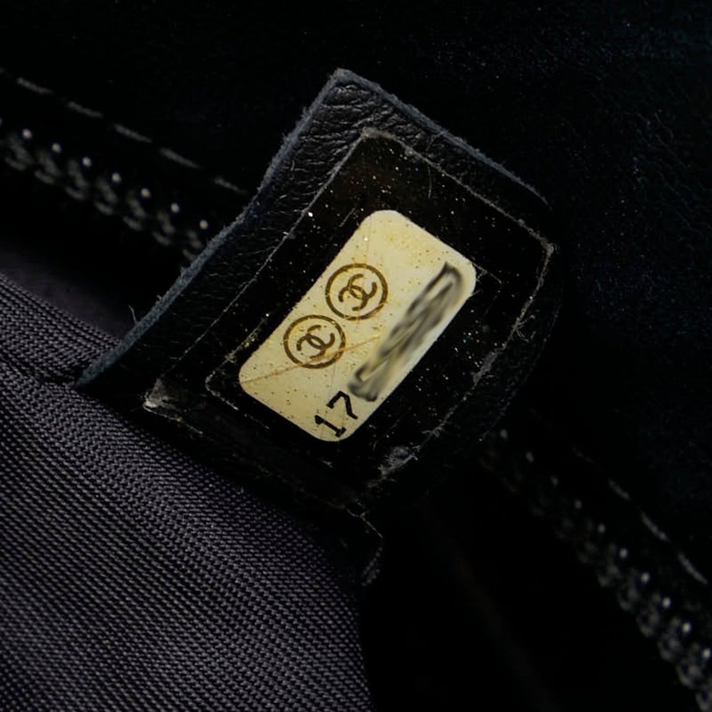 Chanel Black Canvas Biarritz