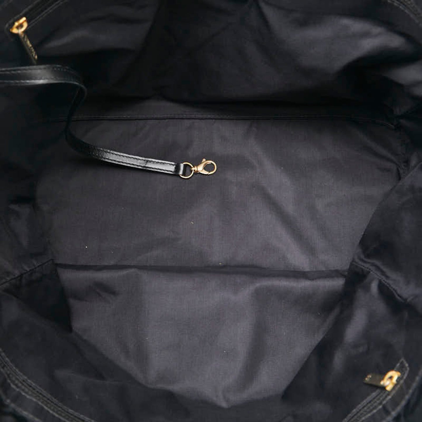 Chanel Black Synthetic Travel Line