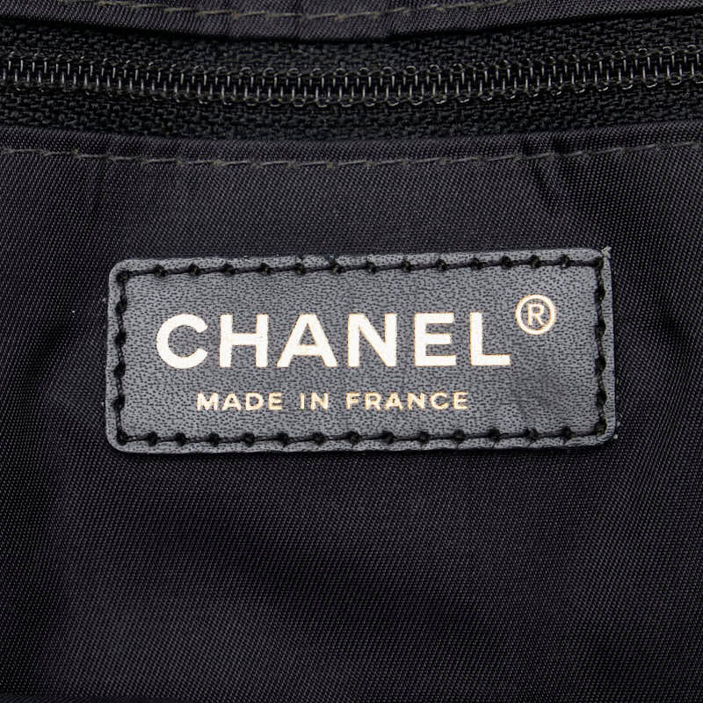 Chanel Black Synthetic Travel Line