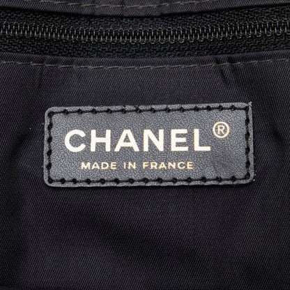Chanel Black Synthetic Travel Line