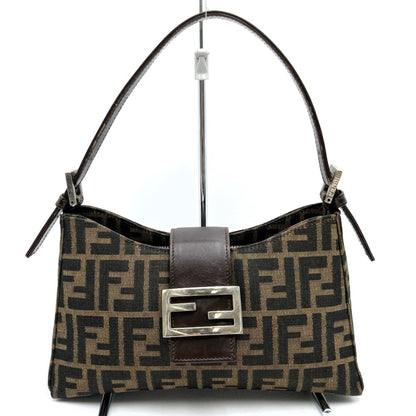 Fendi Brown Canvas Zucca