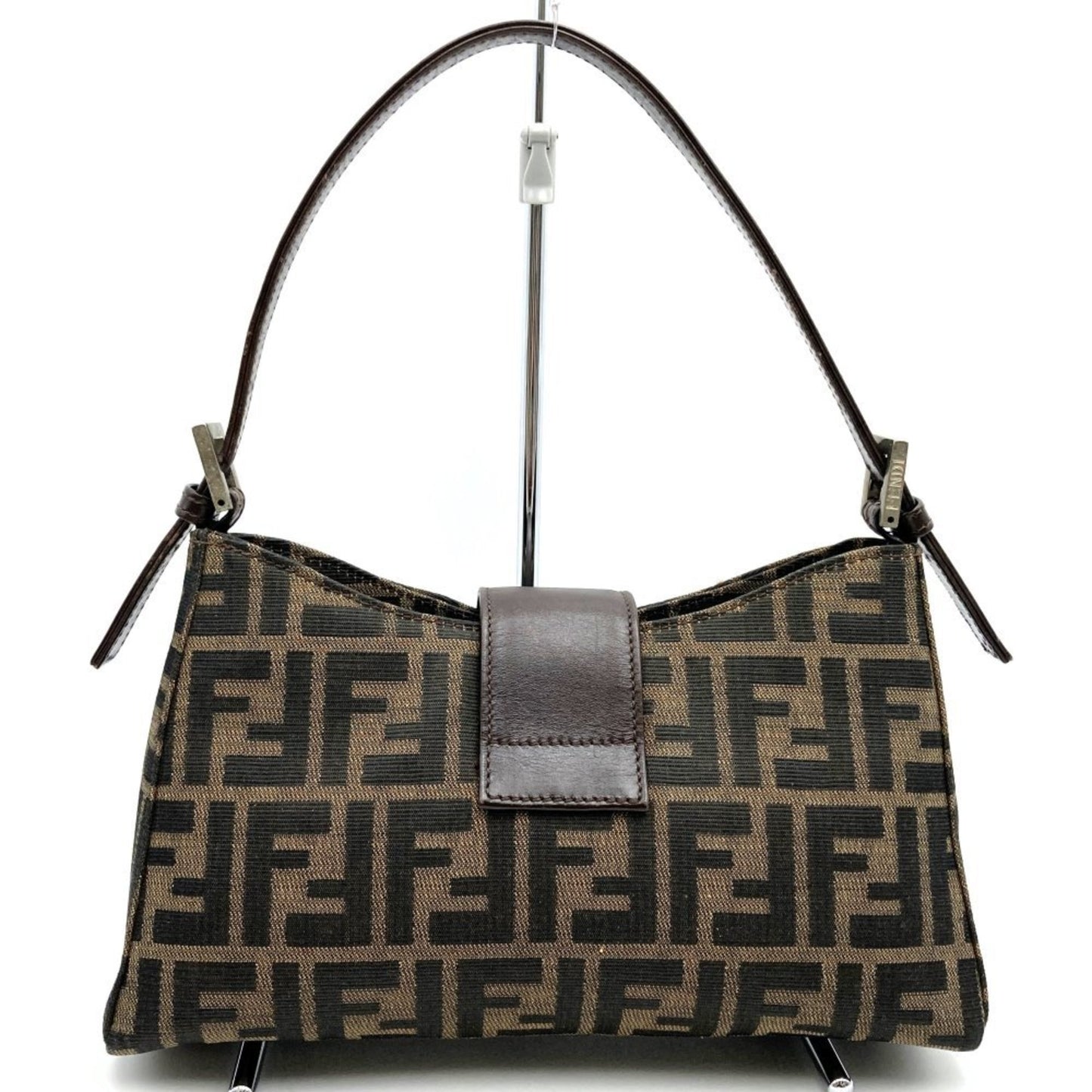 Fendi Brown Canvas Zucca