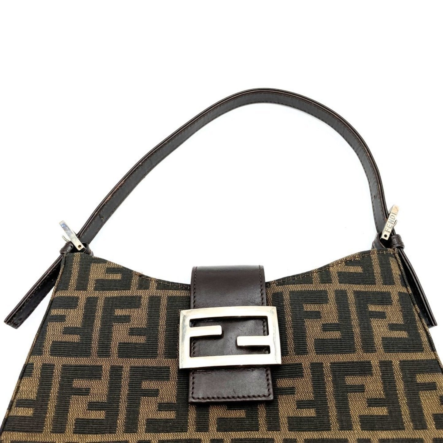 Fendi Brown Canvas Zucca