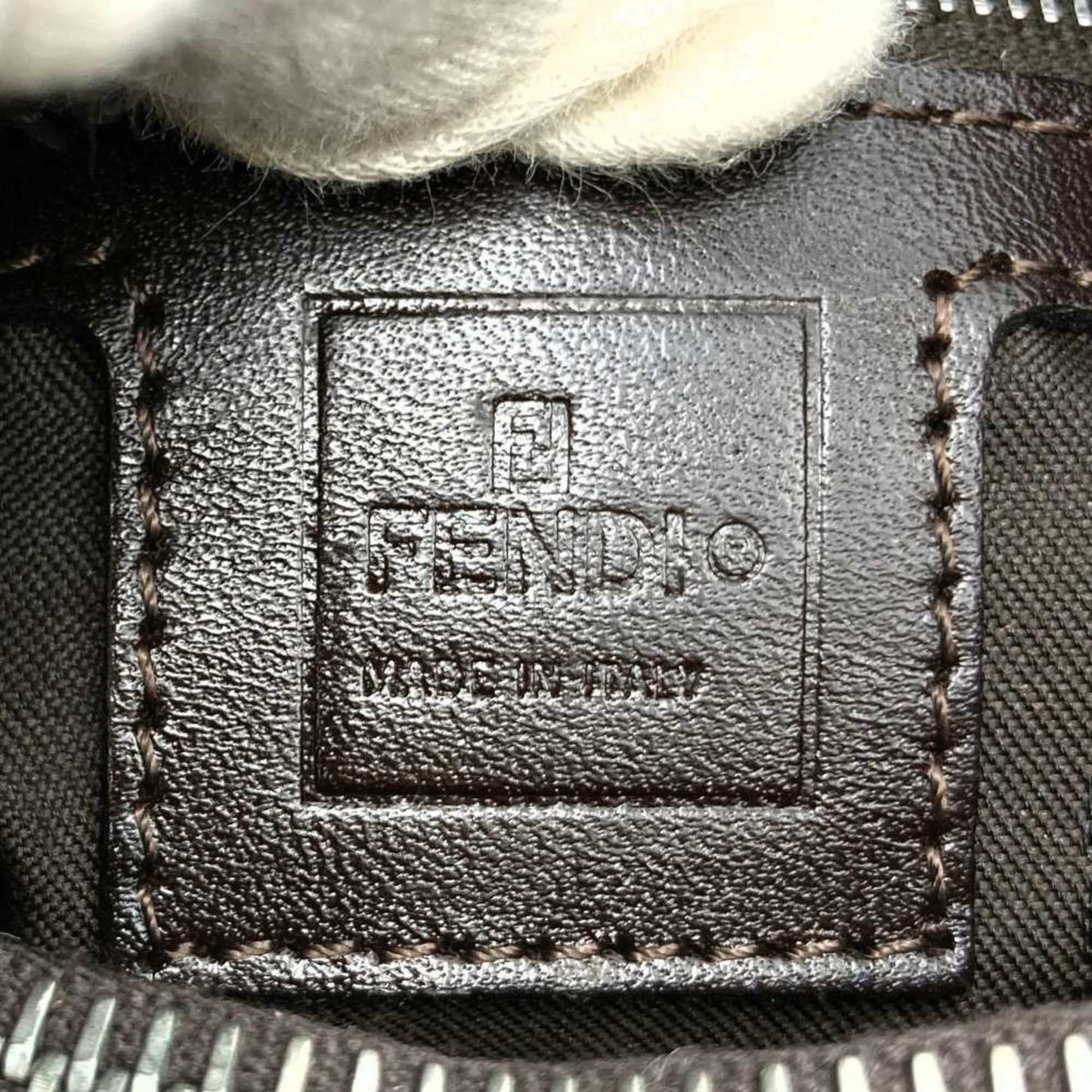 Fendi Brown Canvas Zucca