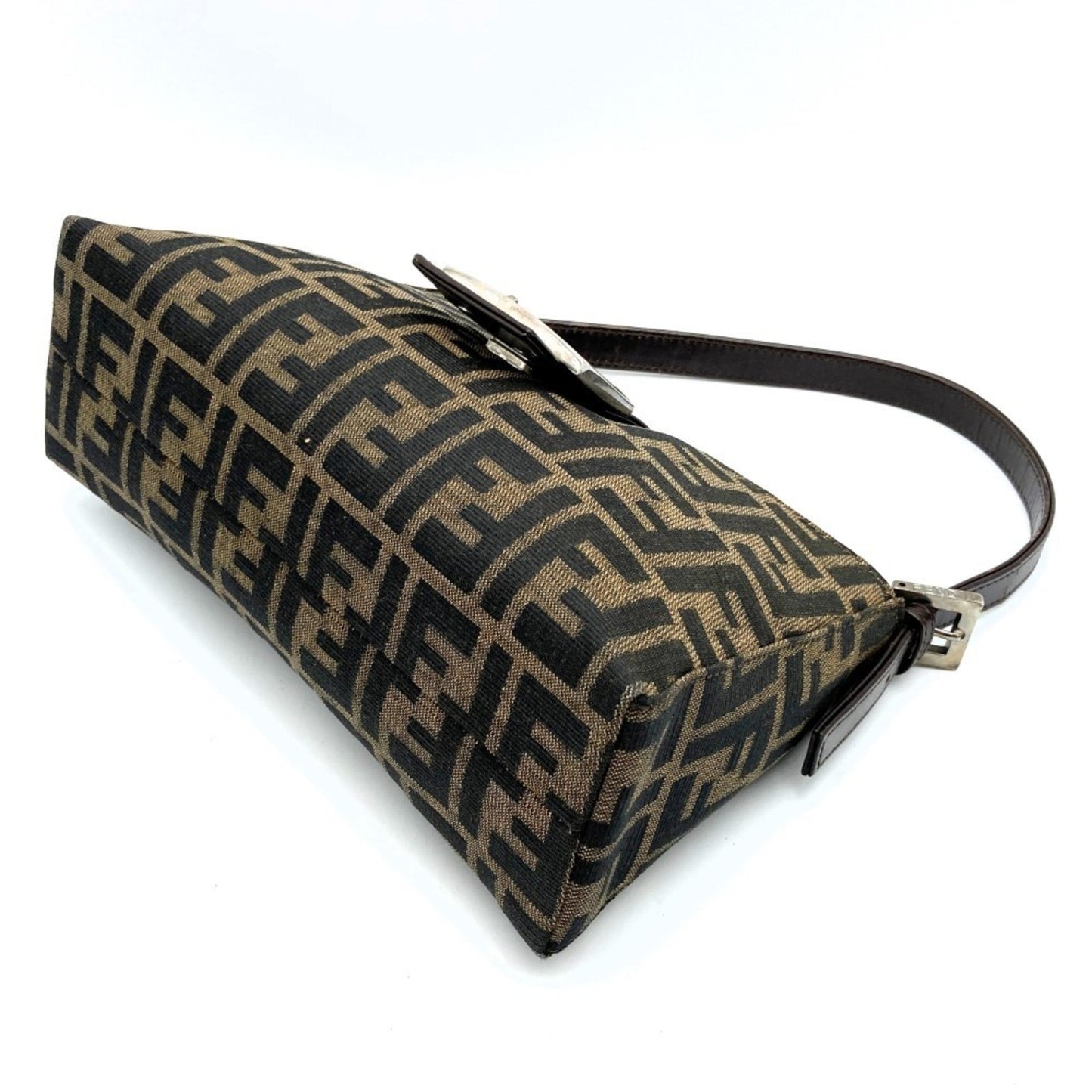 Fendi Brown Canvas Zucca