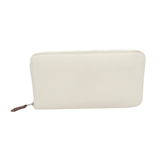 Hermès White Leather Silk'in