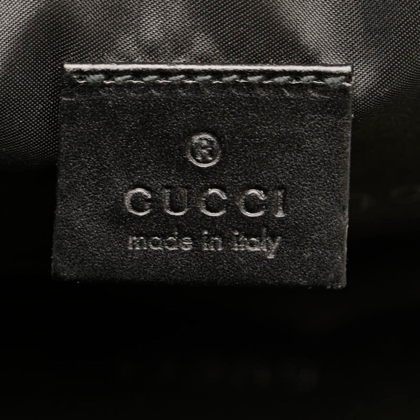 Gucci Black Canvas Gg Nylon