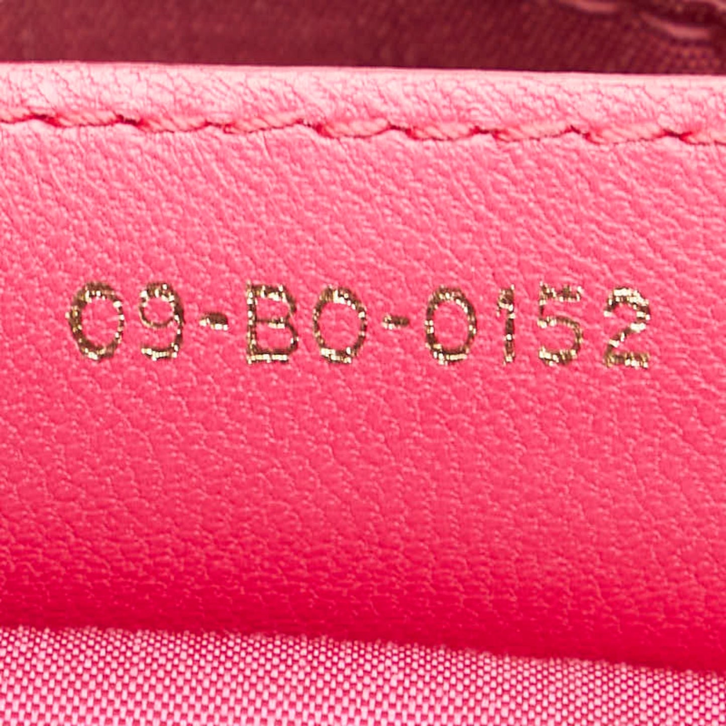 Dior Pink Leather Granville