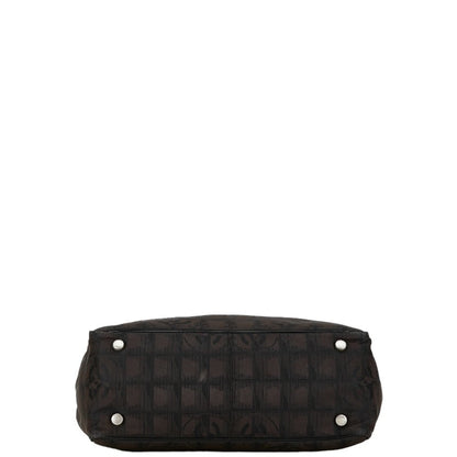Chanel Brown Synthetic Travel Line