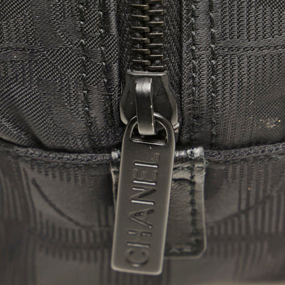 Chanel Black Leather Travel Line