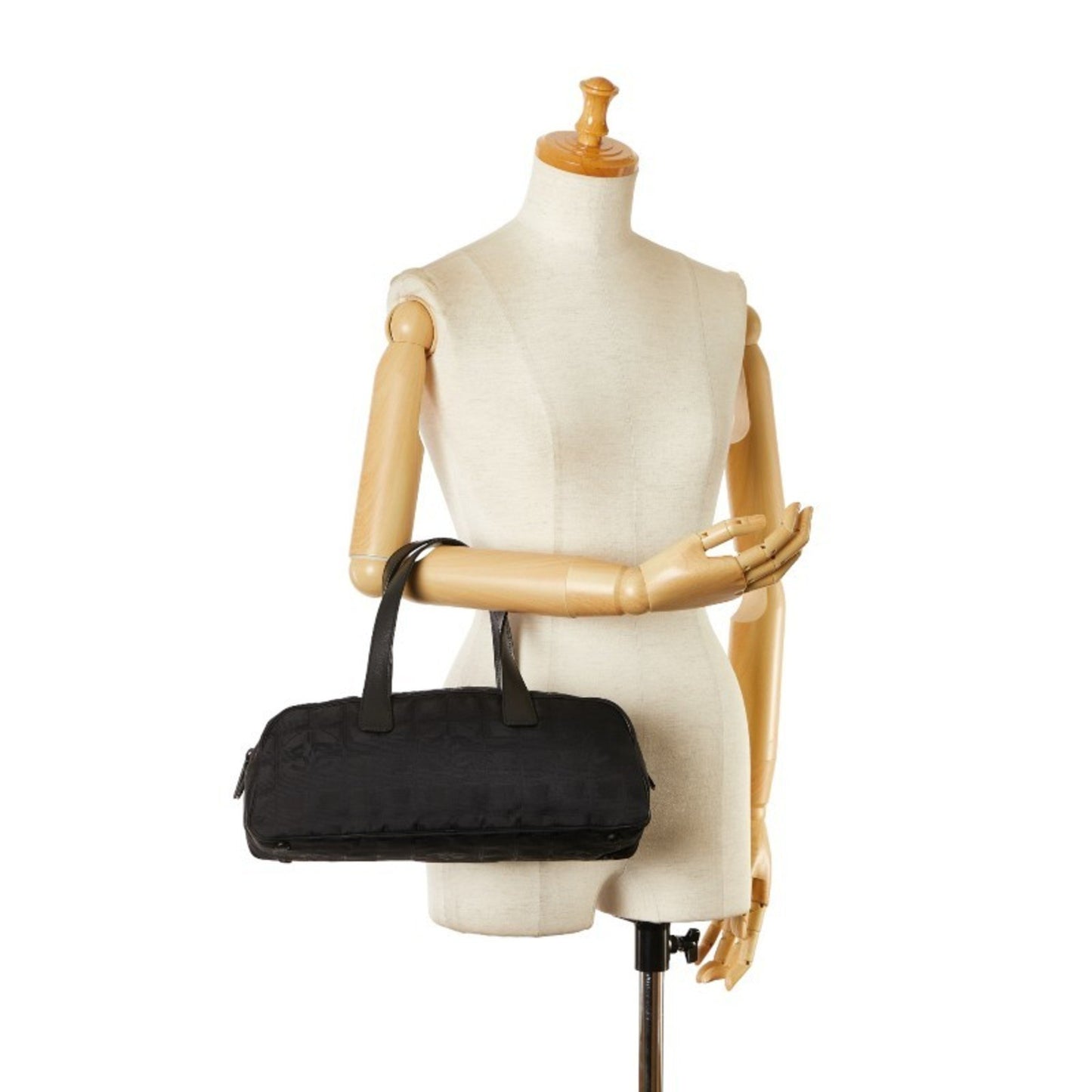 Chanel Black Leather Travel Line