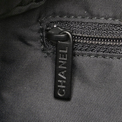 Chanel Black Leather Travel Line