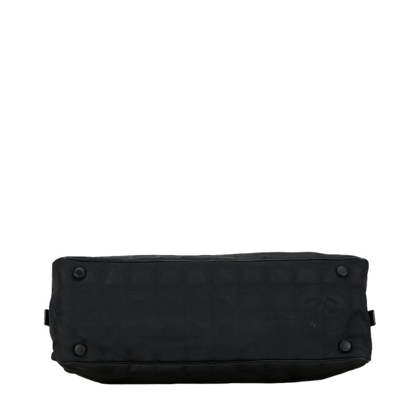 Chanel Black Leather Travel Line