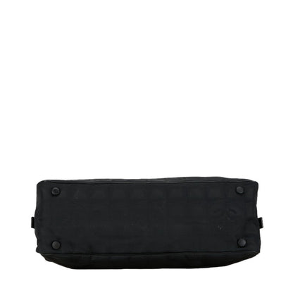 Chanel Black Leather Travel Line