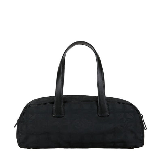 Chanel Black Leather Travel Line