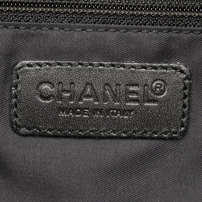 Chanel Black Leather Travel Line