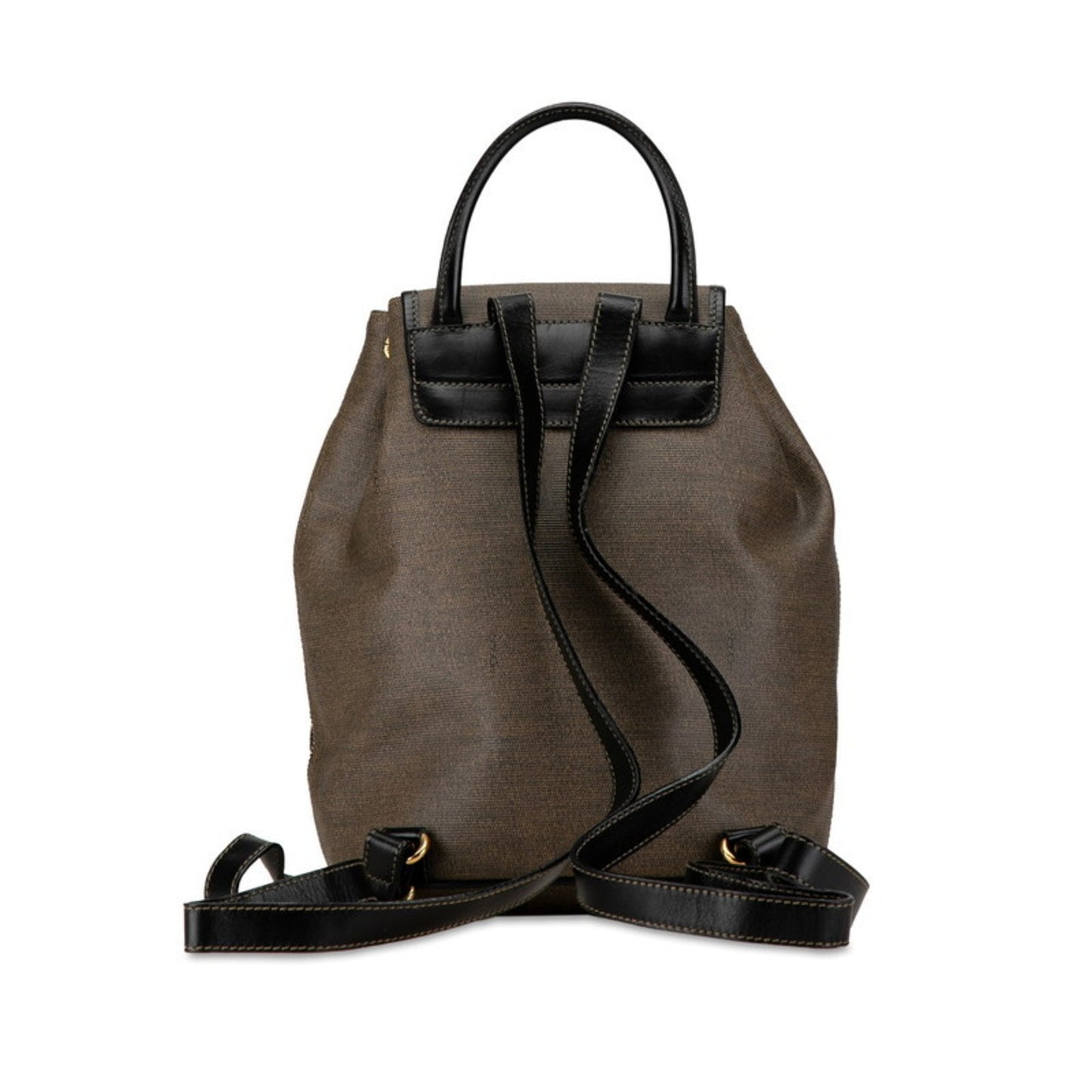 Fendi Gray Canvas Zucchino