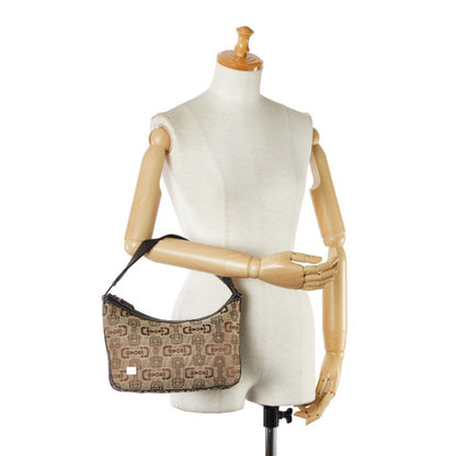 Gucci Brown Canvas Horsebit