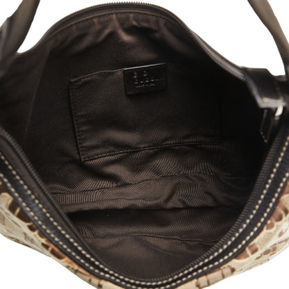 Gucci Brown Canvas Horsebit