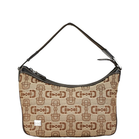 Gucci Brown Canvas Horsebit