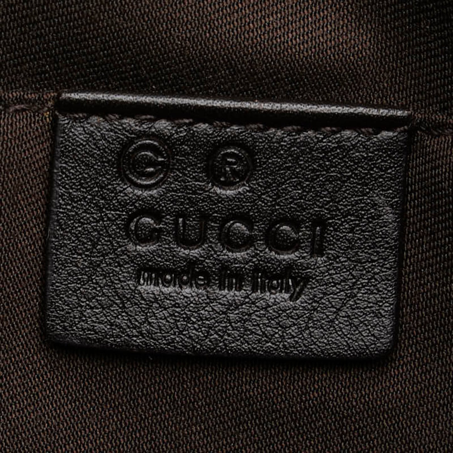 Gucci Brown Canvas Horsebit