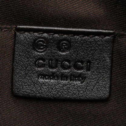 Gucci Brown Canvas Horsebit