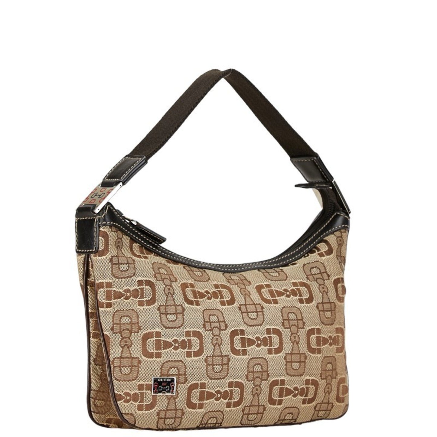 Gucci Brown Canvas Horsebit