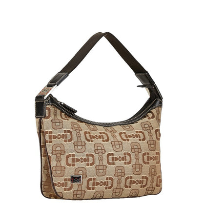 Gucci Brown Canvas Horsebit