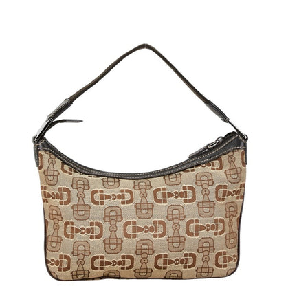 Gucci Brown Canvas Horsebit