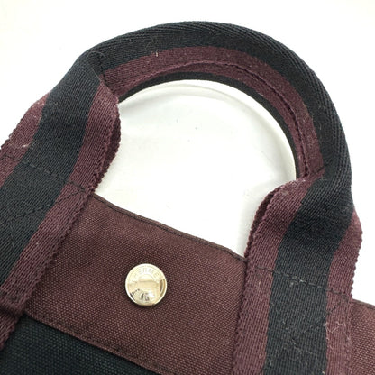 Hermès Black Canvas Fourre Tout