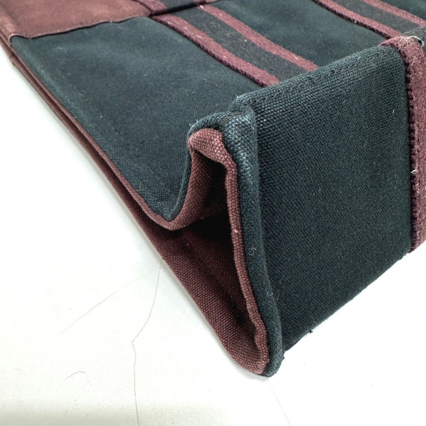 Hermès Black Canvas Fourre Tout