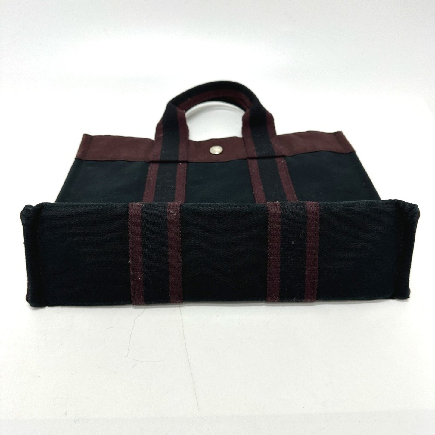 Hermès Black Canvas Fourre Tout