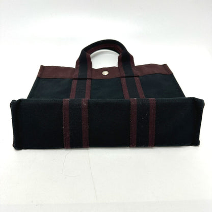 Hermès Black Canvas Fourre Tout