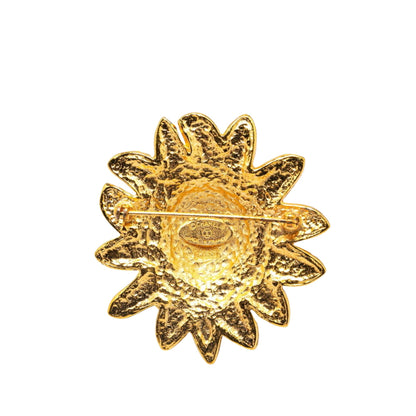 Chanel Gold Gold Plated Coco Mark