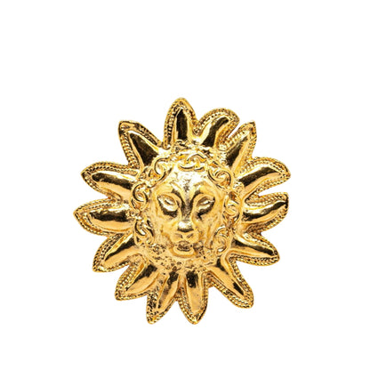Chanel Gold Gold Plated Coco Mark