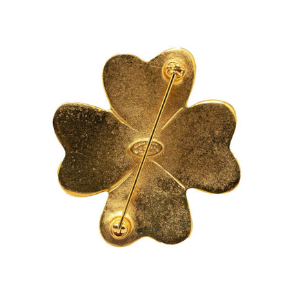 Chanel Gold Gold Plated Clover