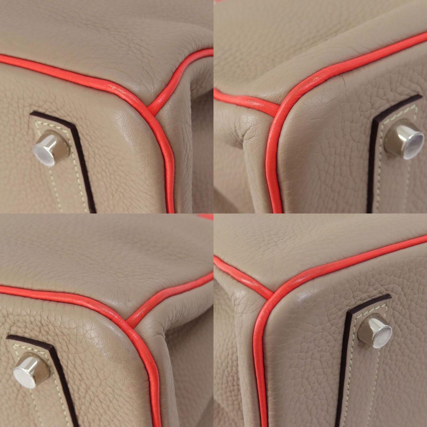 Hermès Gray Leather Birkin 35