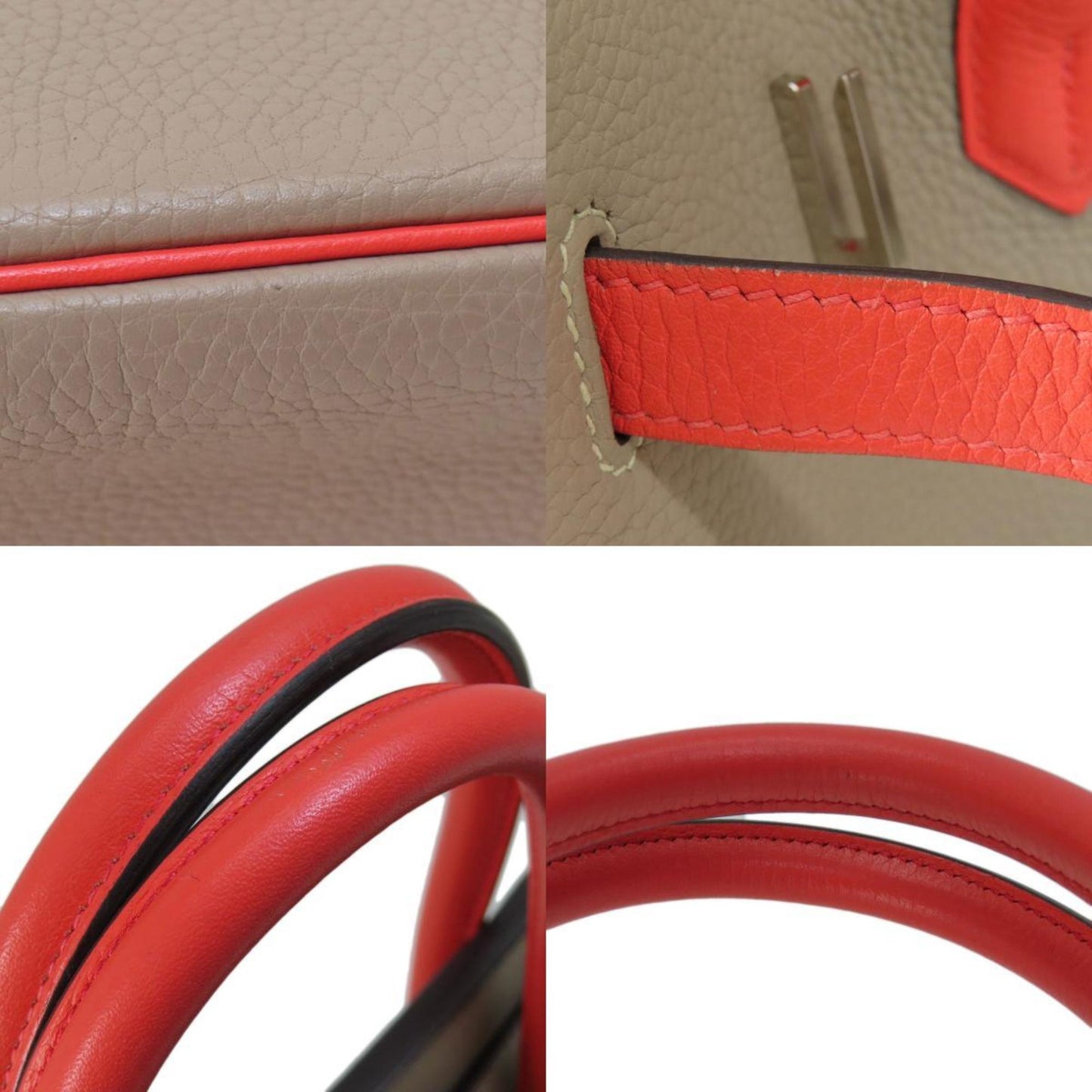 Hermès Gray Leather Birkin 35