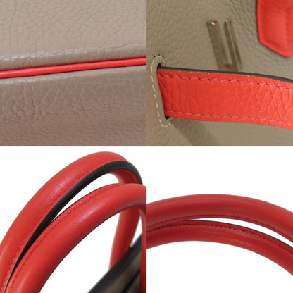 Hermès Gray Leather Birkin 35