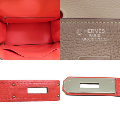 Hermès Gray Leather Birkin 35