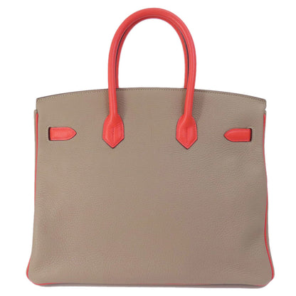 Hermès Gray Leather Birkin 35