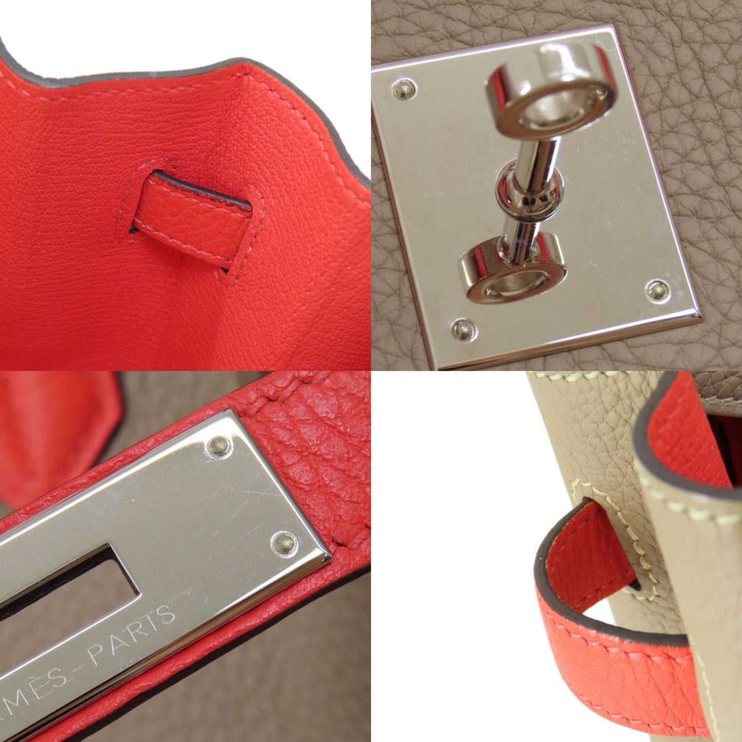 Hermès Gray Leather Birkin 35